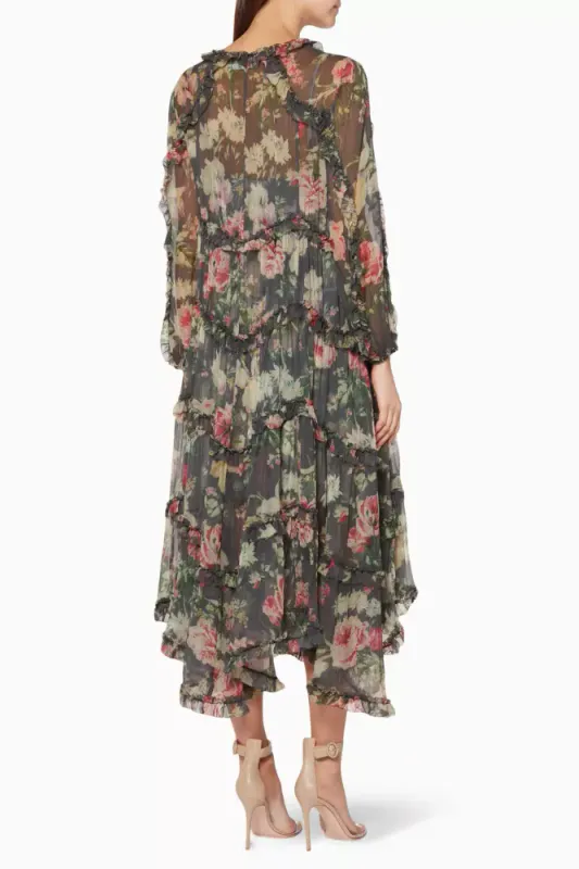 102389 - Zimmermann Iris Ruffle Resort Dress
